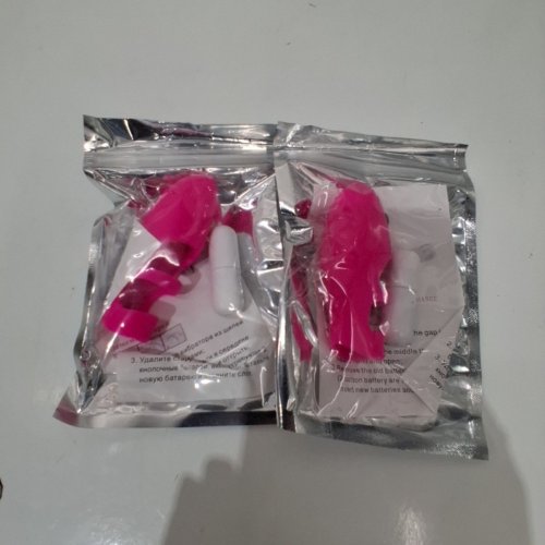 2PK MULTI FREQUENCY BULLET FINGER VIBRATOR - 3" - PINK image 2