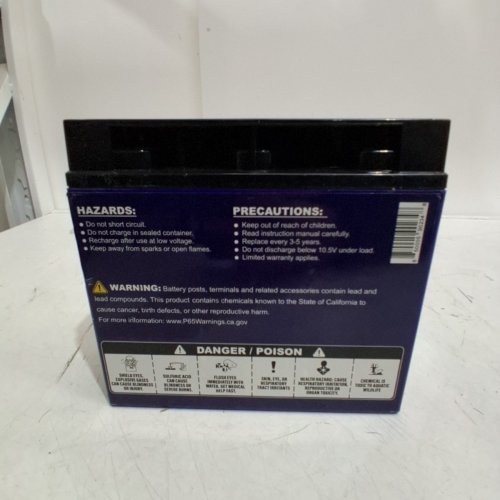 MIGHTY MAX REPLACEMENT BATTERY - 12V - 22AH (MODEL: ML22-12GEL) image 4