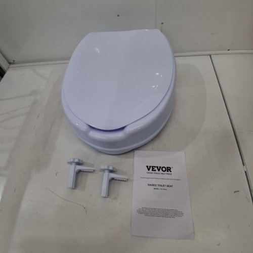 RAISED TOILET SEAT RISER - 4" RAISED - WHITE - (MODEL: FBL760600) image 2
