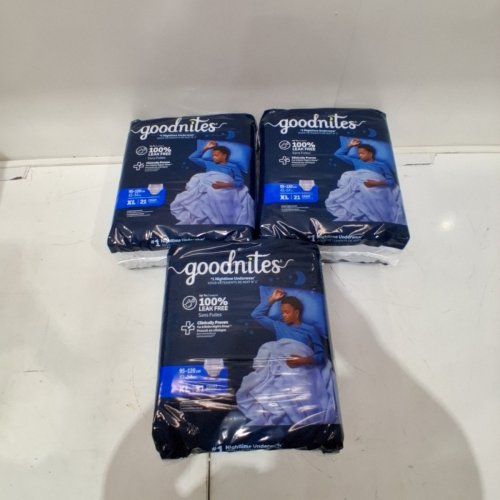 63PK GOODNITES BOYS' NIGHTTIME OVERNIGHT TRAINING UNDERWEAR - XL image 2