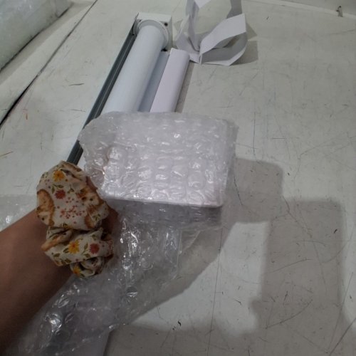 CORDLESS ZEBRA ROLLER BLINDS/SHADES - 20" X 72" - WHITE image 3