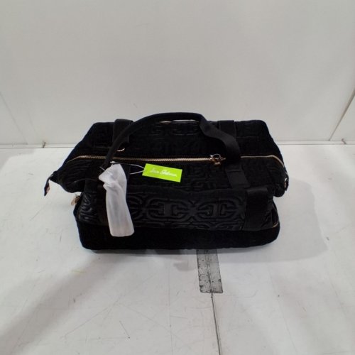 SAM EDLEMAN WEEKENDER DUFFLE BAG - 18" X 9" X 13.5" - BLACK/GOLD image 3