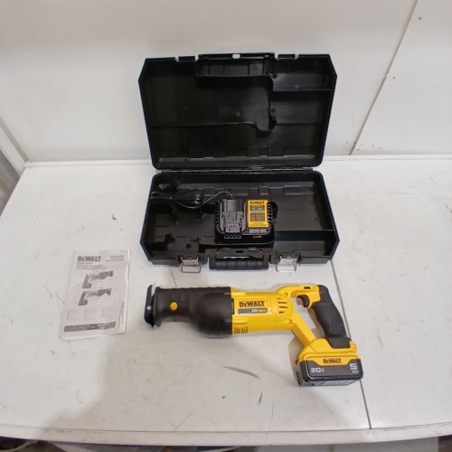 DEWALT 20V MAX CORDLESS RECIPROCATING SAW KIT WITH BATTERY AND CHARGER - 20V - 1500RPM - 40W - YELLOW/BLACK (MODEL: DCS380P1) image 13