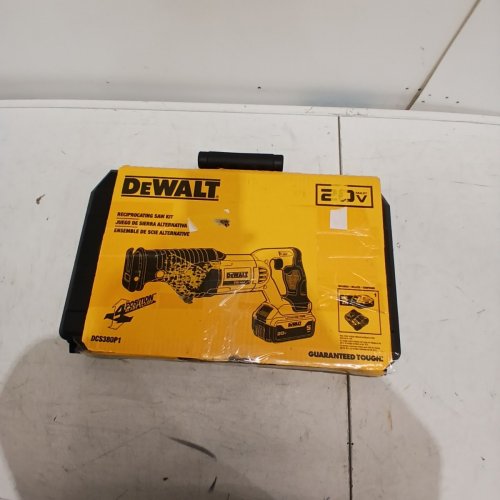 DEWALT 20V MAX CORDLESS RECIPROCATING SAW KIT WITH BATTERY AND CHARGER - 20V - 1500RPM - 40W - YELLOW/BLACK (MODEL: DCS380P1) image 16