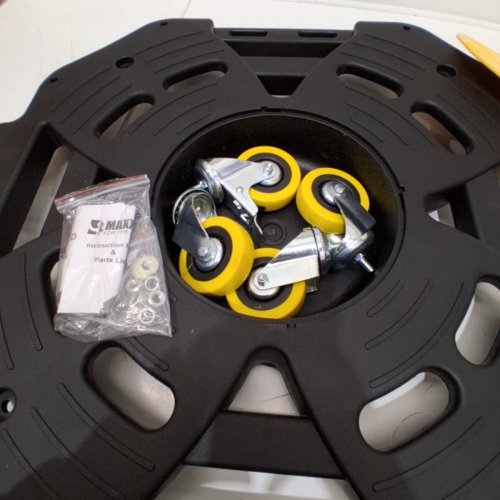 MAXXHAUL TIRE DOLLY, 300LB CAPACITY - BLACK/YELLOW (MODEL: 80746) image 3
