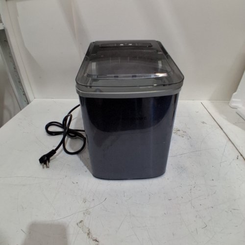 FRIGIDAIRE SELF-CLEANING COUNTERTOP ELECTRIC ICE MAKER - MAKES 26LBS OF ICE/DAY - BLACK (MODEL: EFIC120-BLKSS-SC) image 3