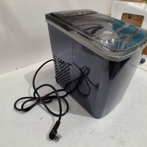 FRIGIDAIRE SELF-CLEANING COUNTERTOP ELECTRIC ICE MAKER - MAKES 26LBS OF ICE/DAY - BLACK (MODEL: EFIC120-BLKSS-SC) image 5