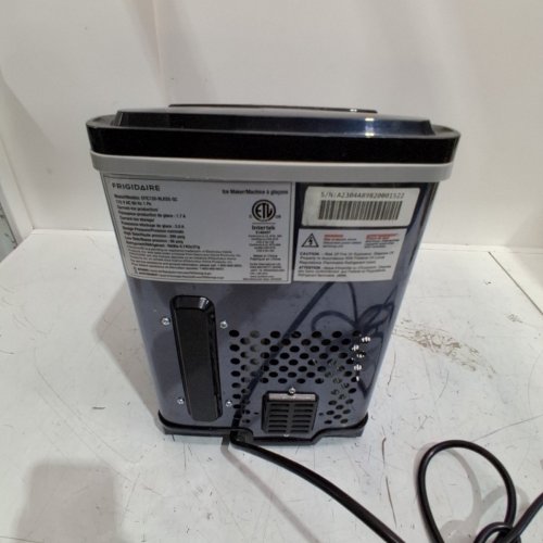 FRIGIDAIRE SELF-CLEANING COUNTERTOP ELECTRIC ICE MAKER - MAKES 26LBS OF ICE/DAY - BLACK (MODEL: EFIC120-BLKSS-SC) image 9