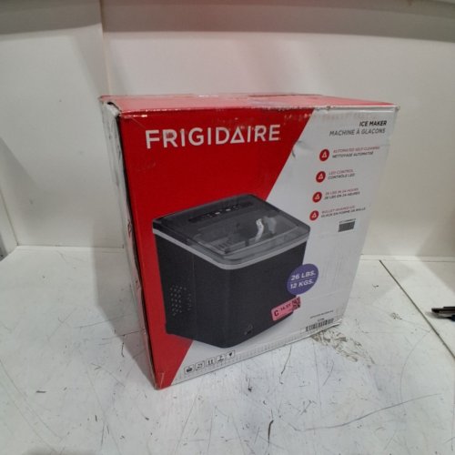 FRIGIDAIRE SELF-CLEANING COUNTERTOP ELECTRIC ICE MAKER - MAKES 26LBS OF ICE/DAY - BLACK (MODEL: EFIC120-BLKSS-SC) image 10