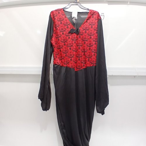 WOMEN'S RUBIES VAMPIRE COSTUME -LARGE 10-12 - BLACK/RED (STYLE: 1002835) image 2