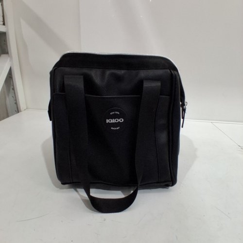 IGLOO LUXE COOLER/LUNCH BAG - 9 CANS MAX CAPACITY - BLACK/SILVER (MODEL: 2014223) image 3