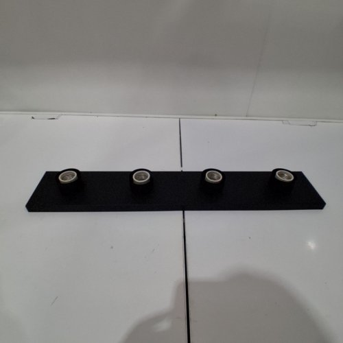 WESTINGHOUSE 4 LIGHT BATH BAR INDOOR WALL VANITY LIGHT - 24" - MATTE BLACK (MODEL: 61176 ) image 2
