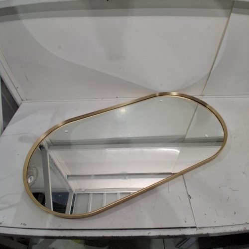 KOHLER ESSENTIAL MODERN OVAL MIRROR - 20.5" X 40" - BRUSHED GOLD (MODEL: 26051-BGL) image 4