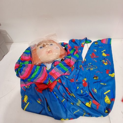 2 BOYS RUBIES CHILD'S PLAY CHUCKY COSTUME (JUMPSUIT ONLY) - LARGE - ASSORTED COLOURS (STYLE: 1001032) image 2