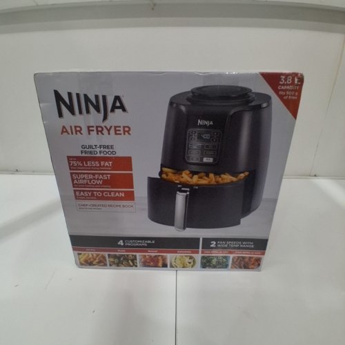 NINJA PROGRAMMABLE DIGITAL AIR FRYER - 3.8L CAPACITY - DARK GREY (MODEL: AF100C) image 5