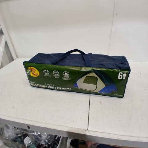 BPS DOME CAMPING TENT - 6 PERSON - 11FT X 9FT X 72" - GRAY /BLUE - (MODEL: BPS261109/4454251) image 6