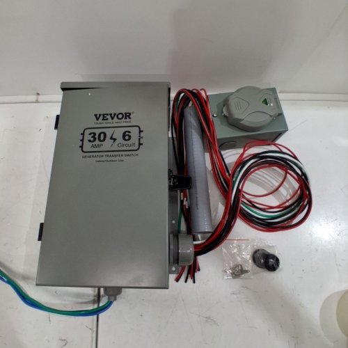 MANUAL TRANSFER SWITCH, 30-AMP 10-CIRCUIT, PREWIRED GENERATOR TRANSFER SWITCH KIT WITH NEMA L14-30P POWER INLET BOX, (MODEL:SP-ZH352510(30A-10) image 2