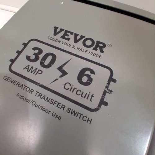MANUAL TRANSFER SWITCH, 30-AMP 10-CIRCUIT, PREWIRED GENERATOR TRANSFER SWITCH KIT WITH NEMA L14-30P POWER INLET BOX, (MODEL:SP-ZH352510(30A-10) image 5