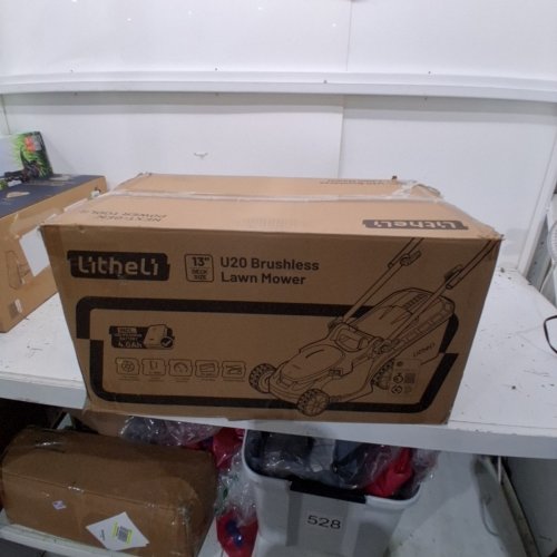 LITHELI CORDLESS BRUSHLESS LAWN MOWER - 20V, 13" - WHITE/BLACK - (MODEL: EGT010159) image 6
