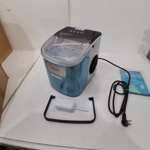 EUHOMY COUNTERTOP ICE MAKER - MAKES 26LBS/DAY - STAINLESS STEEL (MODEL: IM-06S) image 3