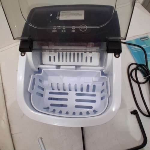 EUHOMY COUNTERTOP ICE MAKER - MAKES 26LBS/DAY - STAINLESS STEEL (MODEL: IM-06S) image 5
