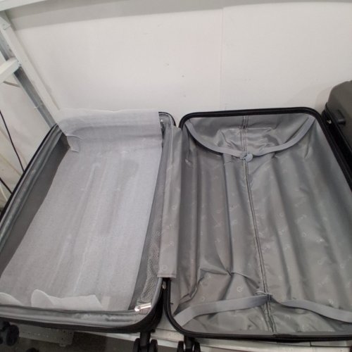 3PC COOLIFE LUGGAGE EXPANDABLE SUITCASE SET, 28", 24", 20" - GREY (MODEL: LUGGAGE981ABS) image 3