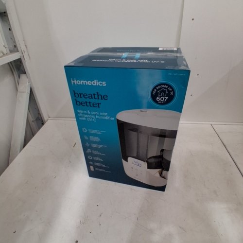 HOMEDICS WARM & COOL MIST ULTRASONIC HUMIDIFIER WITH UV-C - 607 SQ. FT (MODEL: UHE-WMTF365) image 5
