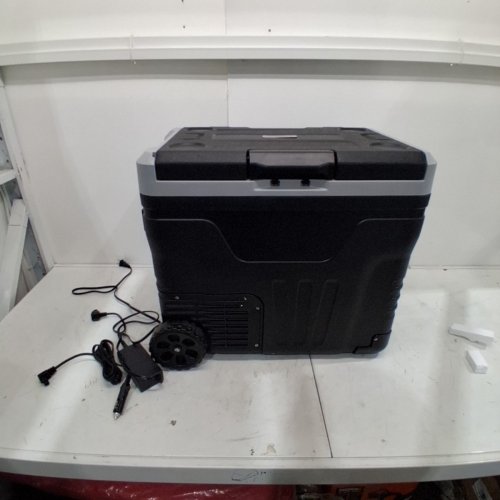 EUHOMY PORTABLE COOLER ON WHEELS FOR CAR - 12V - 50L - BLACK (MODEL: CFB-50) image 3