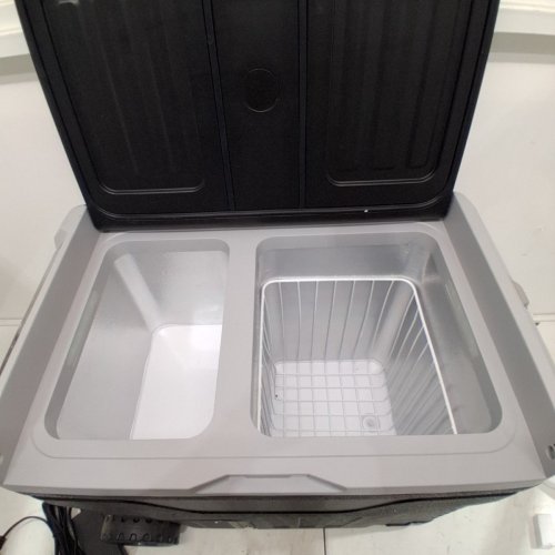 EUHOMY PORTABLE COOLER ON WHEELS FOR CAR - 12V - 50L - BLACK (MODEL: CFB-50) image 5