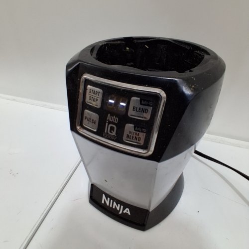 NINJA NUTRI-NINJA AUTO-IQ SINGLE SERVE BLENDER -1000W - STAINLESS STEEL/BLACK - (MODEL: BL481C) image 2