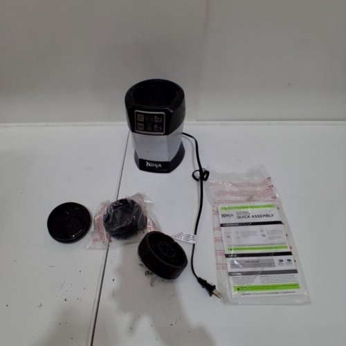 NINJA NUTRI-NINJA AUTO-IQ SINGLE SERVE BLENDER -1000W - STAINLESS STEEL/BLACK - (MODEL: BL481C) image 3