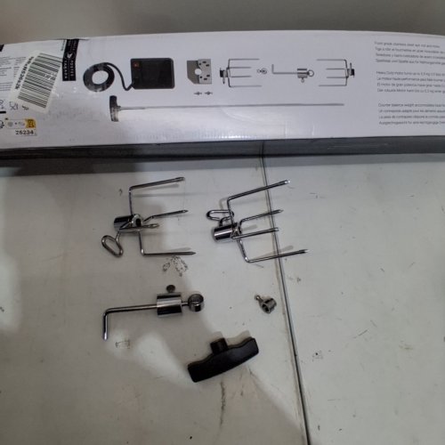 NAPOLEON HEAVY DUTY ROTISSERIE KIT FOR LARGE GRILLS, FOR 405/450/485/500 SERIES NAPOLEON GRILLS - STAINLESS STEEL - (MODEL: 69211) image 5