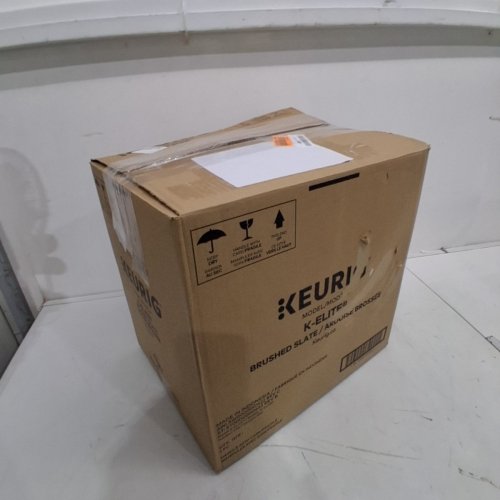KEURIG K-ELITE SINGLE SERVE K-CUP COFFEE MAKER WITH ICED BREW FUNCTION - 75OZ. RESERVOIR - BLACK/BRUSHED SILVER - (MODEL: K90) image 5