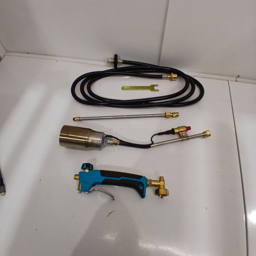 PORTABLE PROPANE TORCH WEED BURNER - BLUE/BLACK image 2
