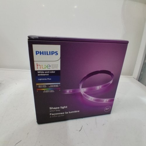 PHILIPS HUE LED AMBIANCE LIGHTSTRIP PLUS - 6.5FT - WHITE AND COLOR image 4