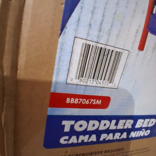 DELTA MARVEL SPIDER-MAN CHILDREN PLASTIC TODDLER BED - HOLDS UP TO 50LBS (MODEL: BB87067SM) image 2