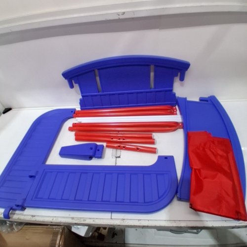 DELTA MARVEL SPIDER-MAN CHILDREN PLASTIC TODDLER BED - HOLDS UP TO 50LBS (MODEL: BB87067SM) image 3