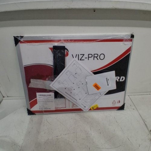 VIZ-PRO DRY ERASE MAGNETIC WHITEBOARD, 18" X 24" - BLACK image 2