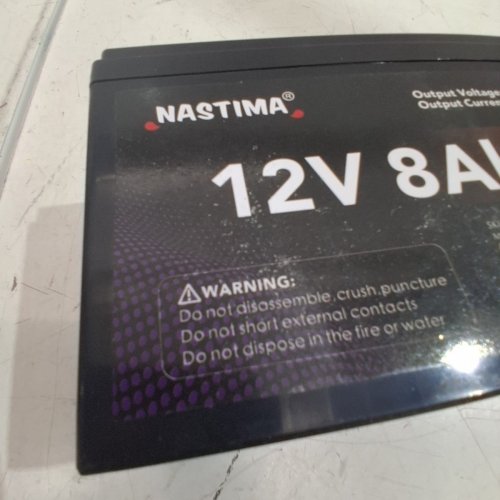 NASTIMA RECHARGEABLE LITHIUM IRON PHOSPHATE BATTERY - 12V/8AH (MODEL:BK12-LF80-NA) image 2