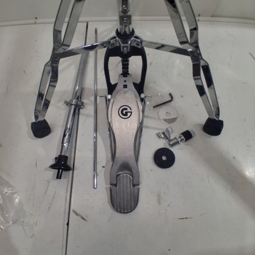 GIBRALTAR MEDIUM WEIGHT DOUBLE BRACED HI-HAT STAND - SILVER (MODEL: 5707) image 3