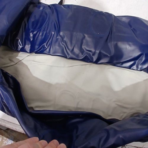 ACTIVE ERA LUXURY ELEVATED INFLATABLE AIR MATTRESS BED WITH ELECTRIC BUILT-IN PUMP, RAISED PILLOW & STRUCTURED AIR-COIL TECHNOLOGY - QUEEN - 80" X 60" X 20" - BLUE/WHITE (MODEL: AB-Q1-CA-2) image 3