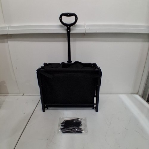 HIKENTURE COLLAPSIBLE FOLDABLE WAGON CART - 27.6" X 17.3" X 39.4", 80L, 220LBS CAPACITY, PORTABLE UTILITY CART - BLACK (MODEL: 1205-E1) image 2