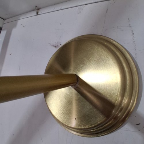 HEARTH & HAND WITH MAGNOLIA TOILET PAPER HOLDER - 26 3/8" X 7 1/2" X 7 1/2" - BRASS image 4