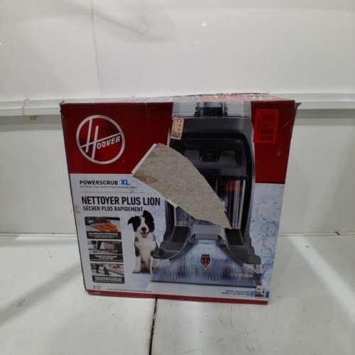 HOOVER POWERSCRUB CARPET CLEANER MACHINE - XL - RED/BLACK - (MODEL:FH68010) image 7