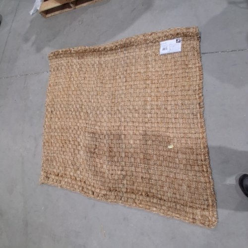 JONATHAN Y ESTERA HAND WOVEN BOUCLE CHUNKY JUTE SQUARE AREA RUG - 5FT X 5FT - NATURAL (MODEL:91389907/NFR102A-5SQ) image 3