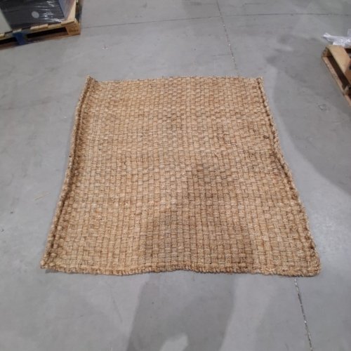 JONATHAN Y ESTERA HAND WOVEN BOUCLE CHUNKY JUTE SQUARE AREA RUG - 5FT X 5FT - NATURAL (MODEL:91389907/NFR102A-5SQ) image 5
