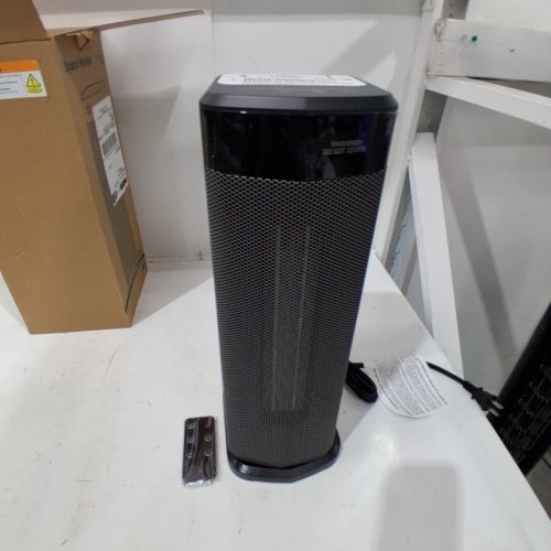 BREEZOME SPACE HEATER - THERMOSTAT | 1500W | TIP SENSOR - BLACK - (MODEL: MG26AQN) image 3