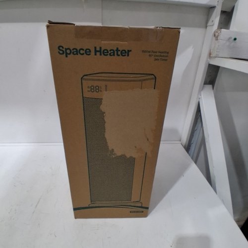 BREEZOME SPACE HEATER - THERMOSTAT | 1500W | TIP SENSOR - BLACK - (MODEL: MG26AQN) image 4