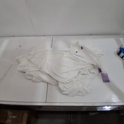 MELLOW COOLING EASYFIT SHEET - KING, 76" X 80" X 18" - WHITE image 2