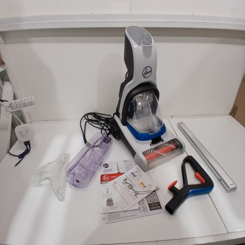 HOOVER CORDED POWERDASH PET COMPACT LIGHTWEIGHT CARPET CLEANER - WHITE/BLUE (MODEL: FH50705VCD) image 3
